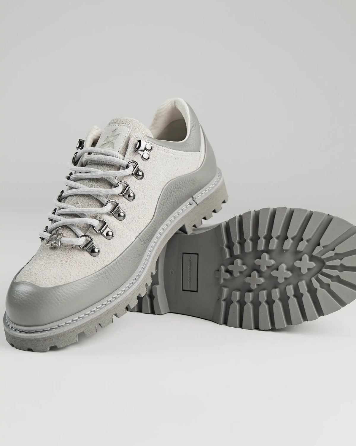 A reinforced rubber outsole.