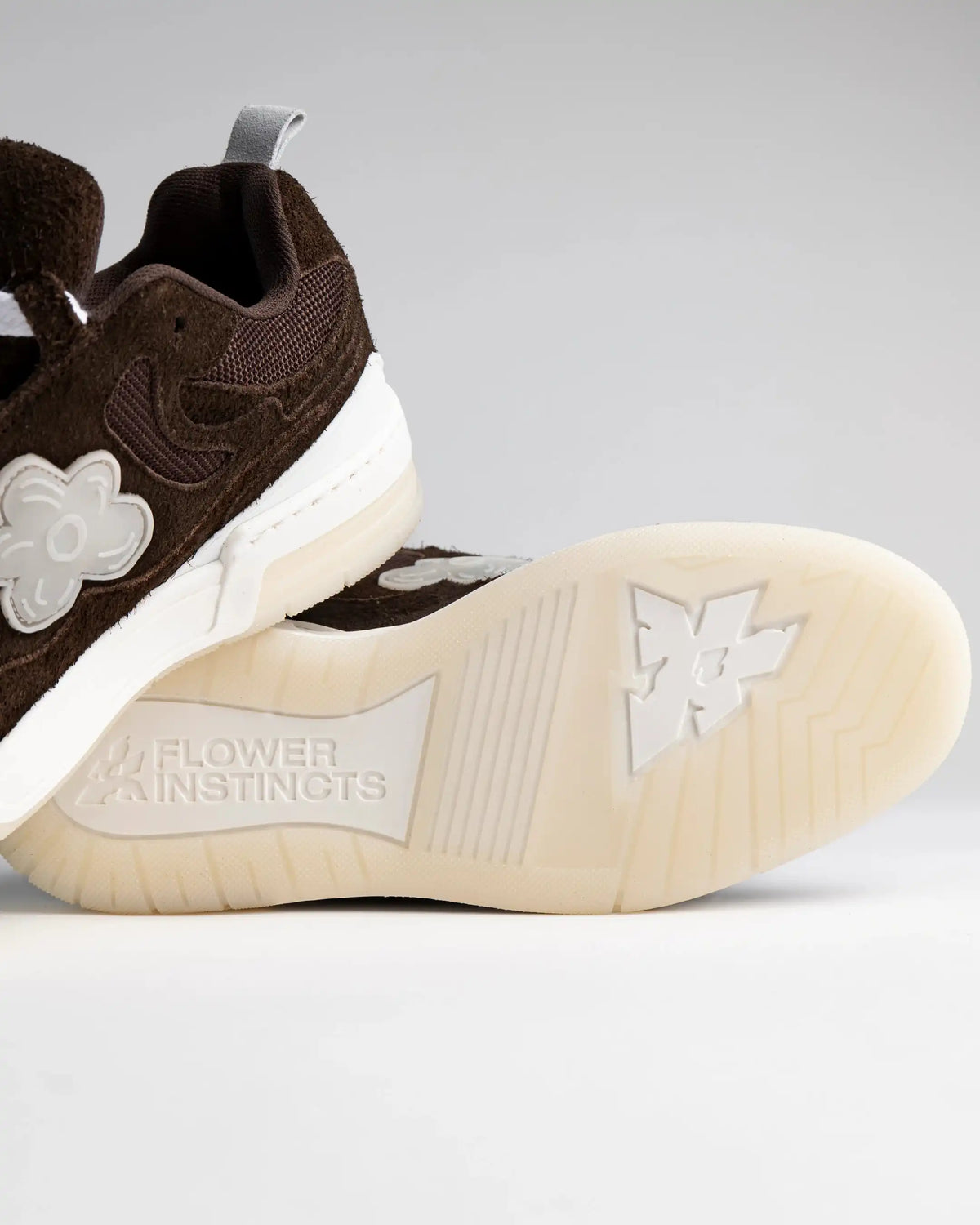The two-tone rubber outsole.