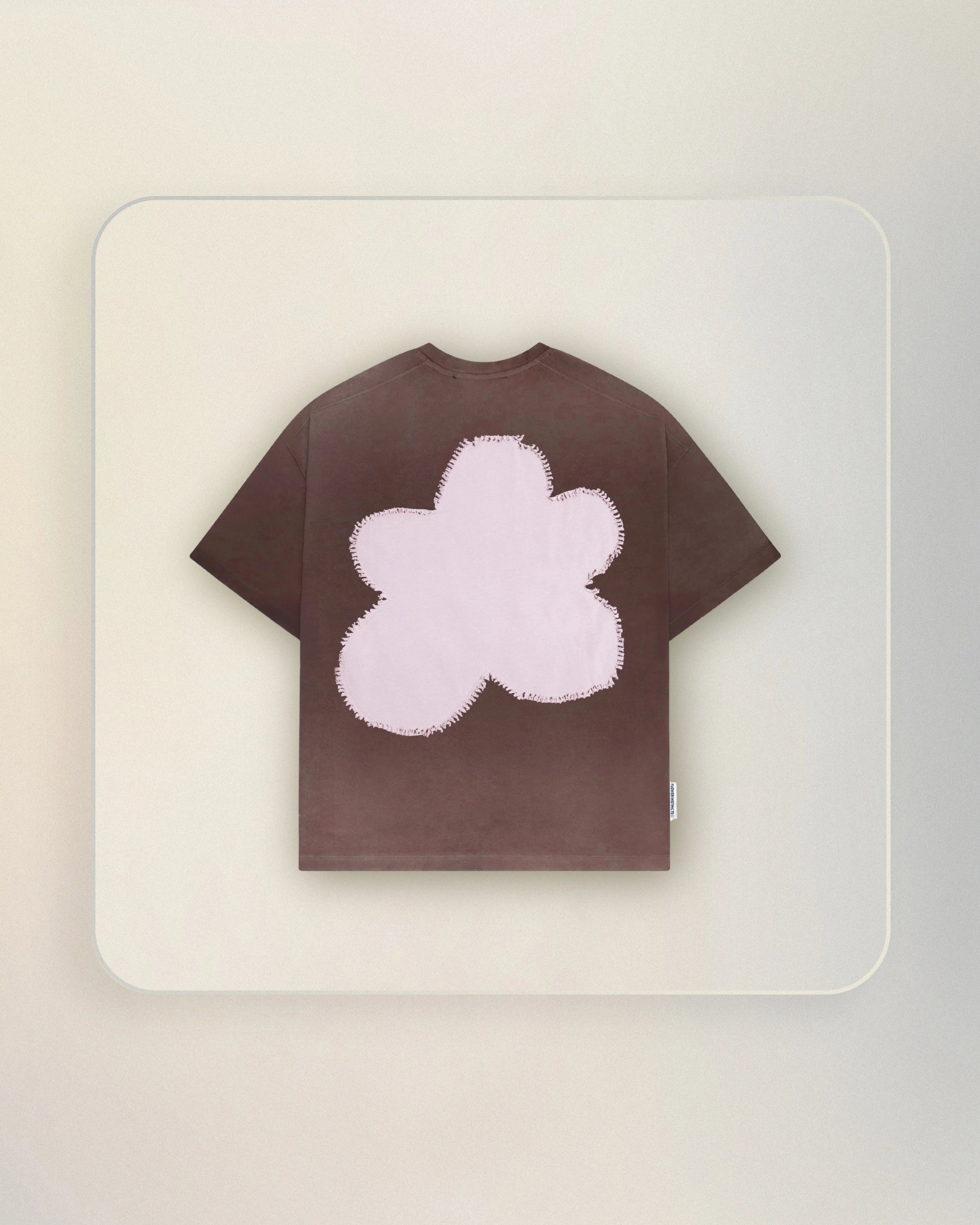 T-SHIRT CLASSIC BRUN/ROSE
