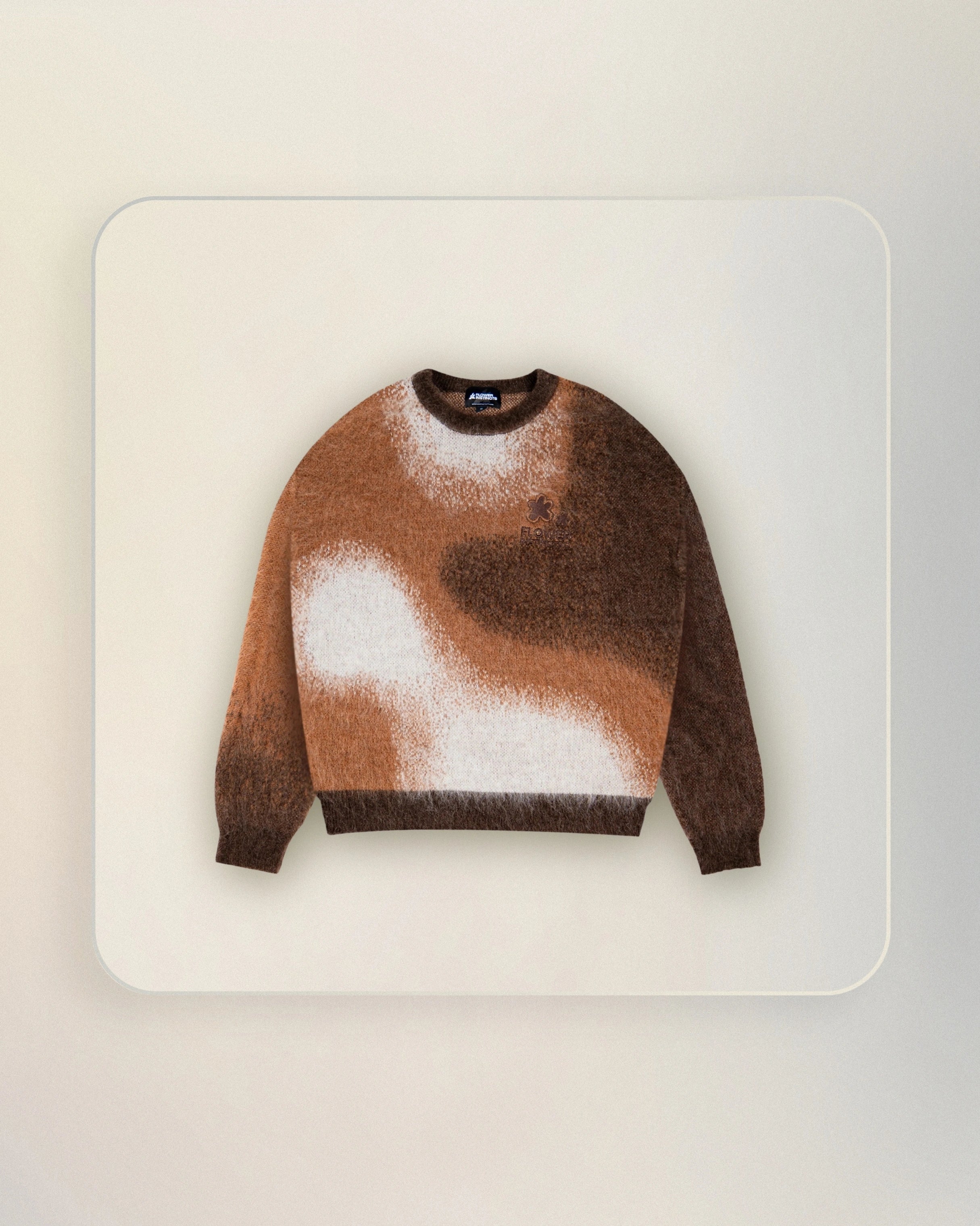 PULL MOHAIR MARRON 