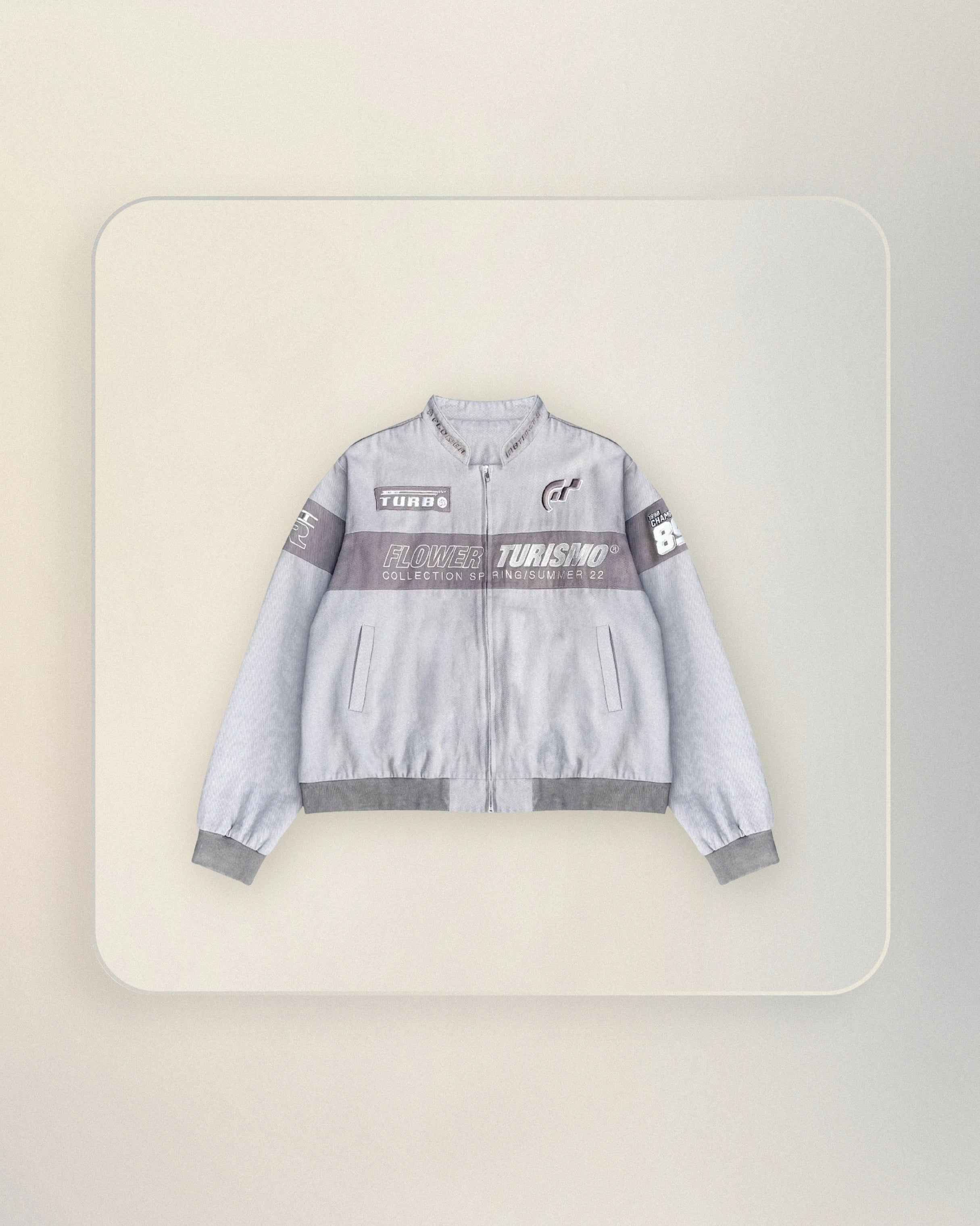 VESTE FLOWER TURISMO RACING GRISE