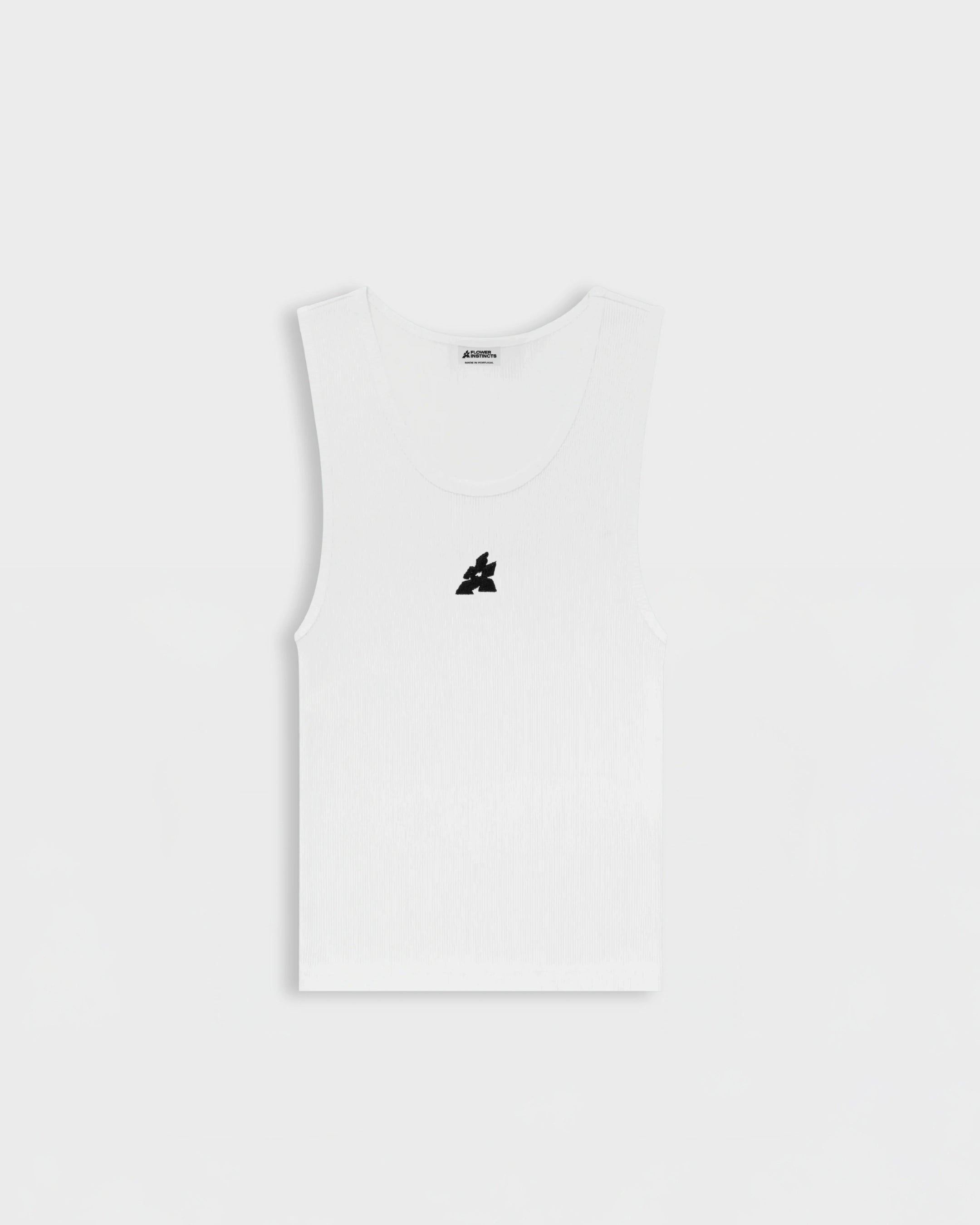 FLOWER TANK TOP WHITE