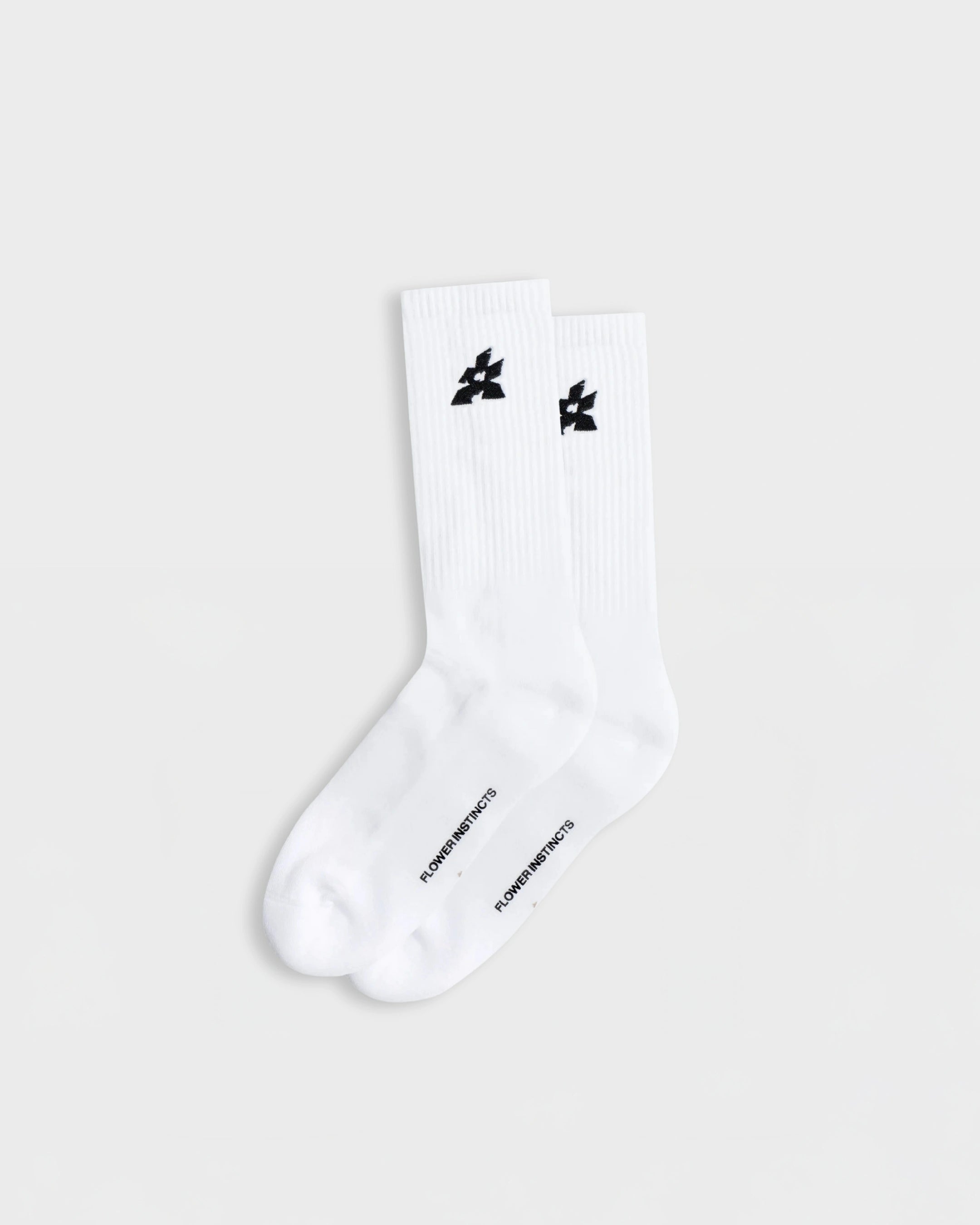 CHAUSSETTES FLOWER BLANCHES