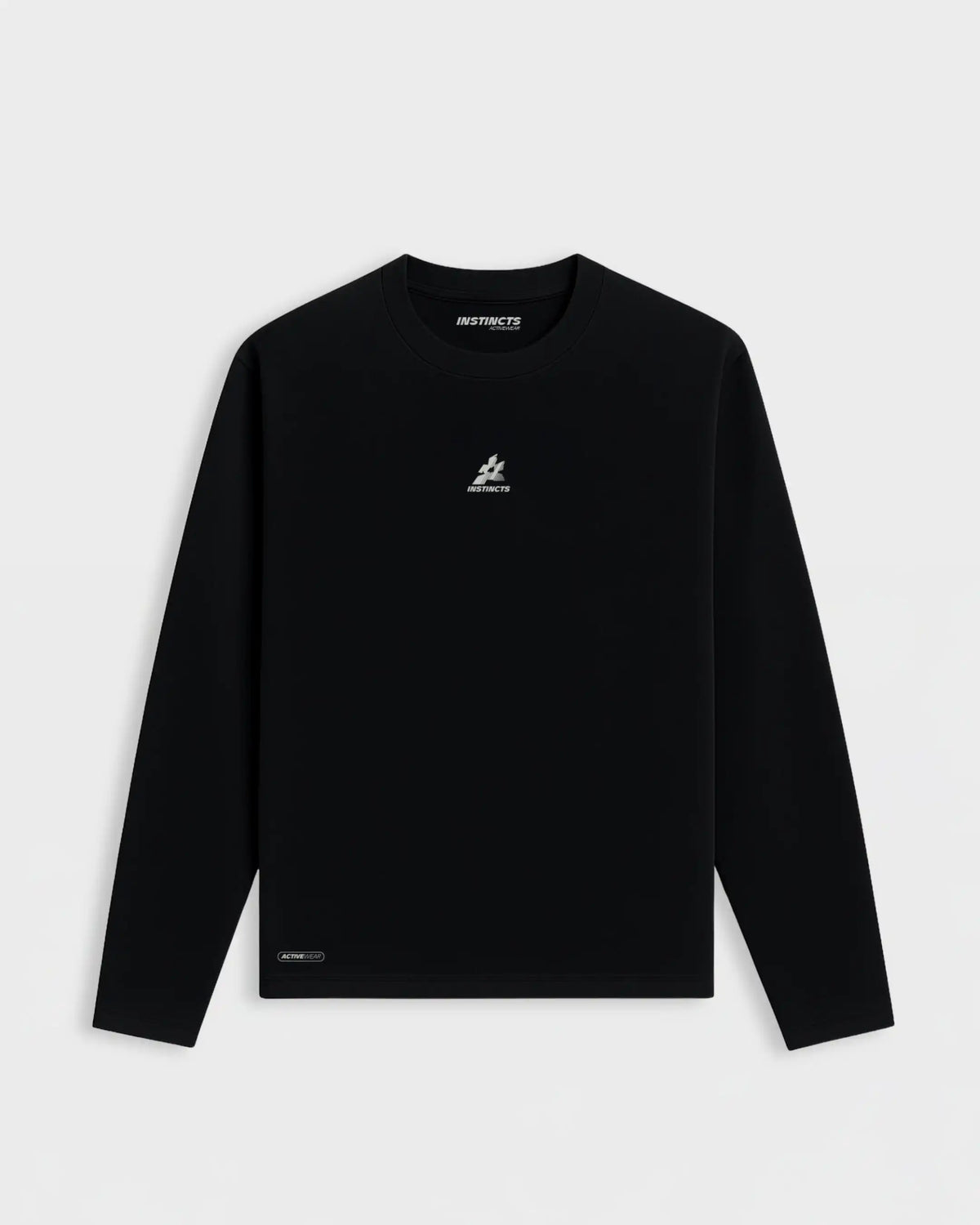 Flower Instincts ACTIVEWEAR LONGSLEEVE TEE BLACK  – Italian Leather & Suede – Handcrafted in Portugal