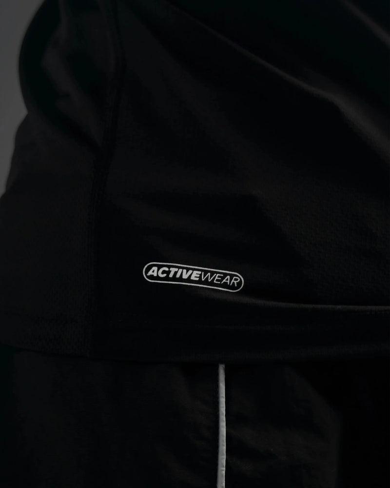 T-SHIRT À MANCHES LONGUES ACTIVEWEAR NOIR