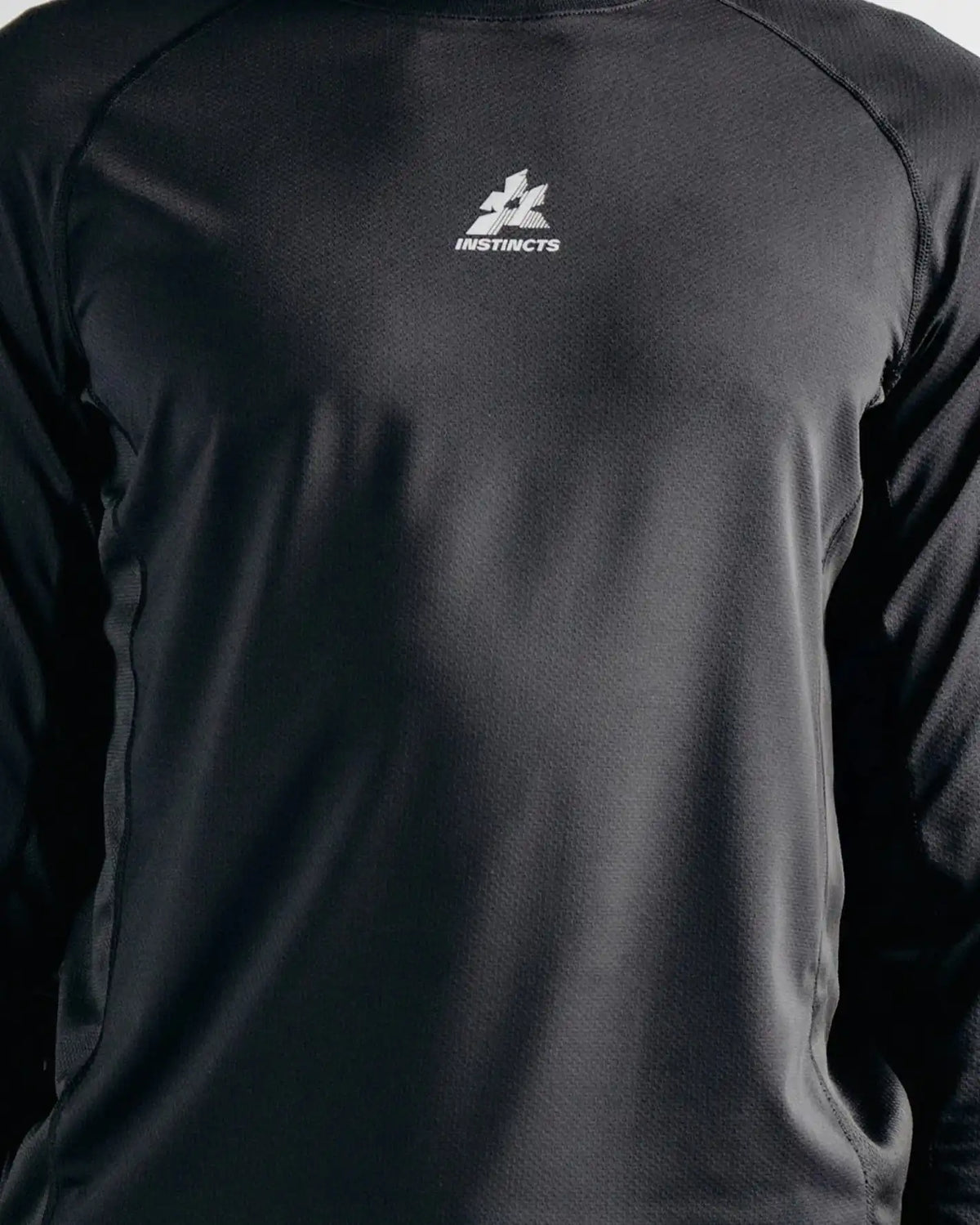 Flower Instincts ACTIVEWEAR LONGSLEEVE TEE BLACK  – Italian Leather & Suede – Handcrafted in Portugal