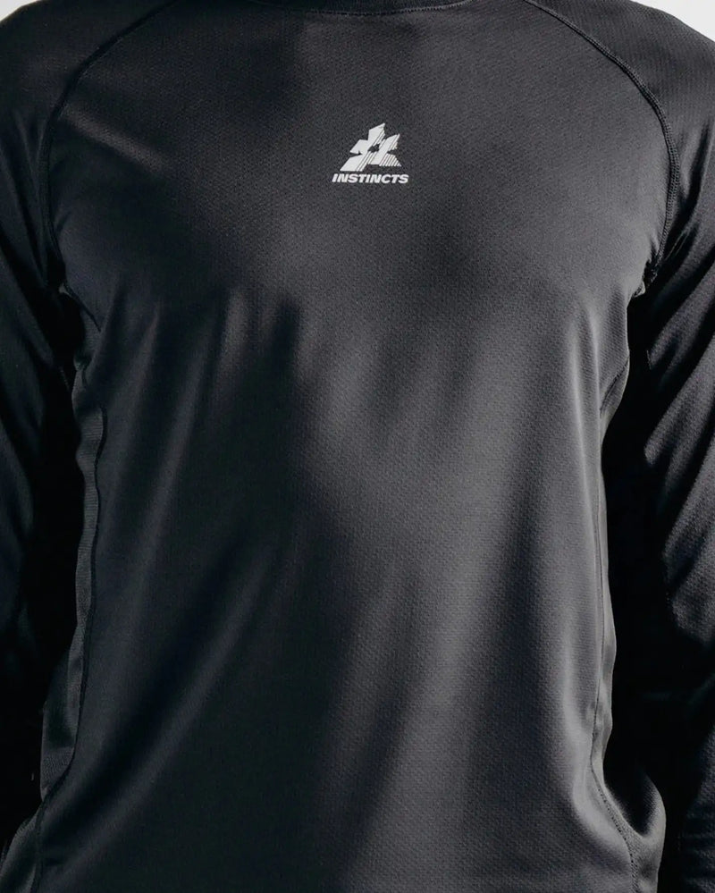 T-SHIRT À MANCHES LONGUES ACTIVEWEAR NOIR