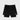 Flower Instincts ACTIVEWEAR SHORT BLACK  – Italian Leather & Suede – Handcrafted in Portugal