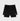 Flower Instincts ACTIVEWEAR SHORT BLACK  – Italian Leather & Suede – Handcrafted in Portugal