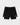 Flower Instincts ACTIVEWEAR SHORT BLACK  – Italian Leather & Suede – Handcrafted in Portugal