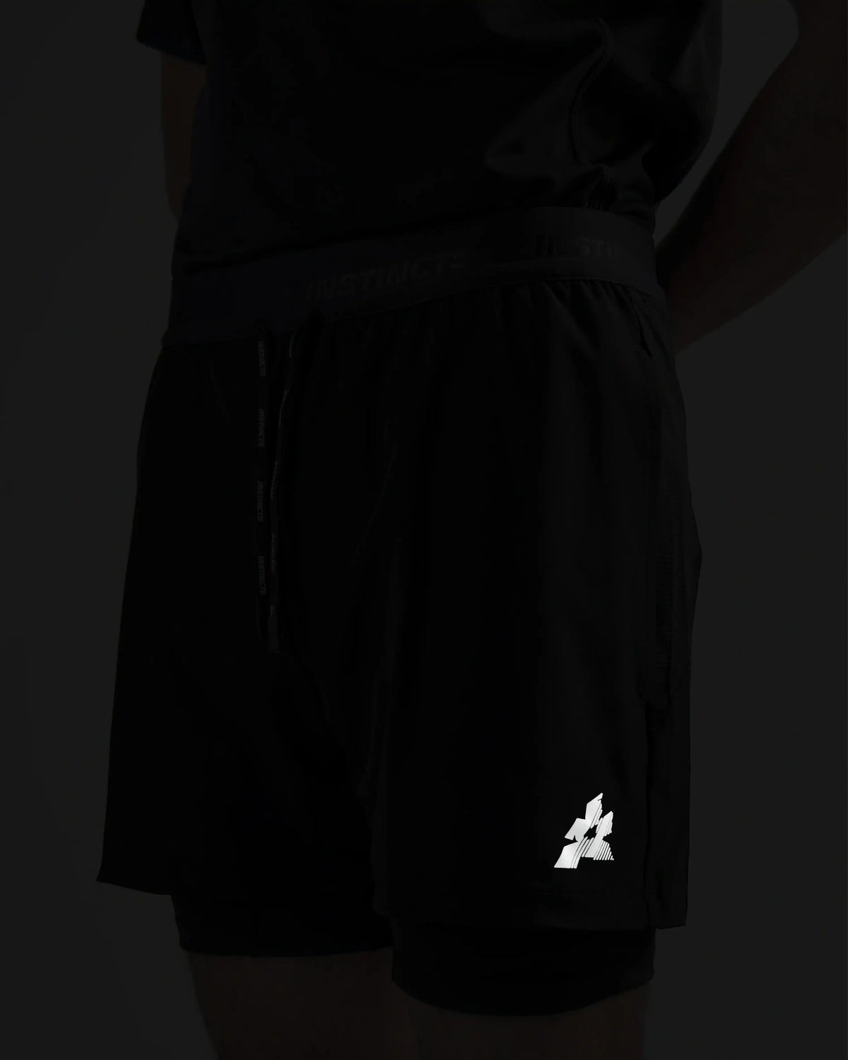 Flower Instincts ACTIVEWEAR SHORT BLACK  – Italian Leather & Suede – Handcrafted in Portugal