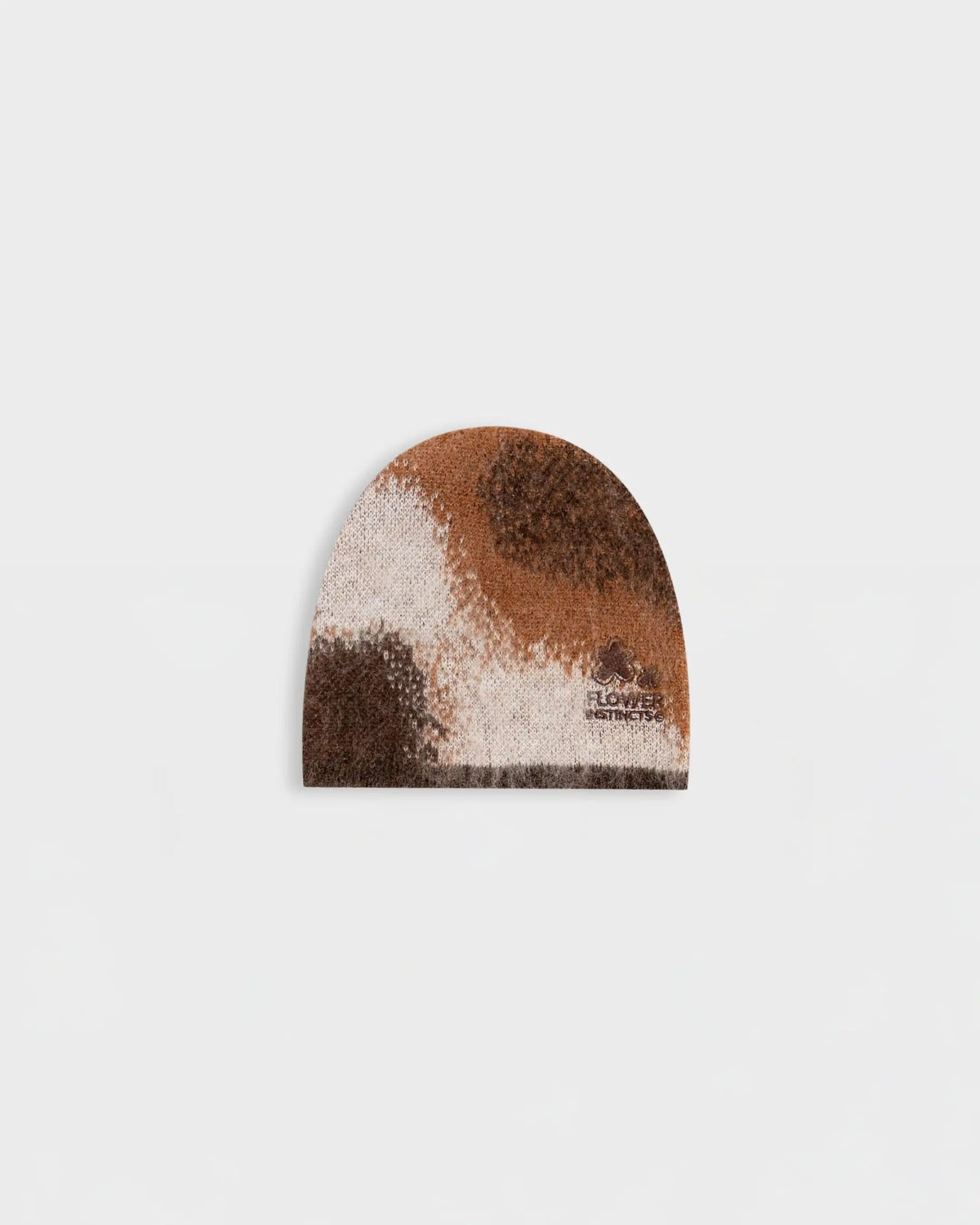 Flower Instincts BEANIE FLOWER BROWN  – Italian Leather & Suede – Handcrafted in Portugal