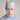 Flower Instincts BEANIE FLOWER PINK & BLUE  – Italian Leather & Suede – Handcrafted in Portugal