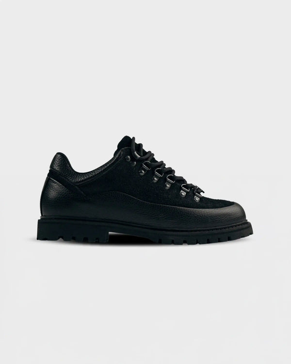 Flower Instincts BOOTED GOAT HEALY BLACK  – Italian Leather & Suede – Handcrafted in Portugal
