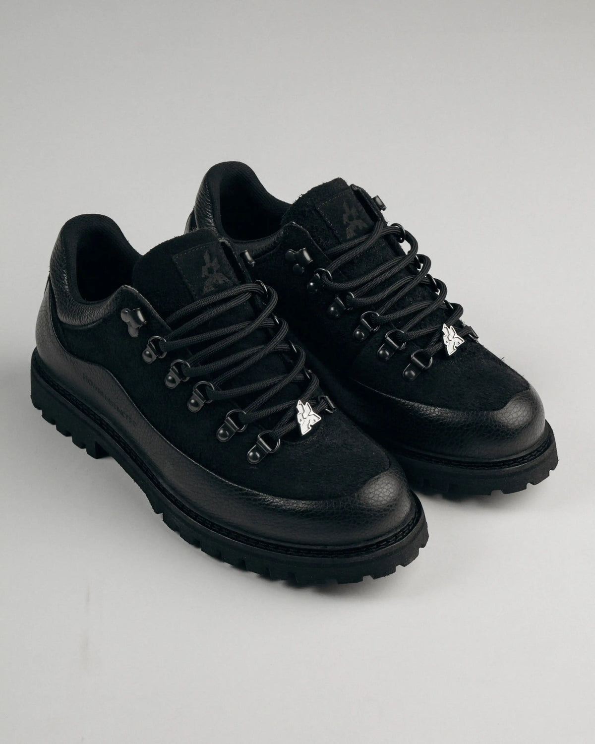 Flower Instincts BOOTED GOAT HEALY BLACK  – Italian Leather & Suede – Handcrafted in Portugal