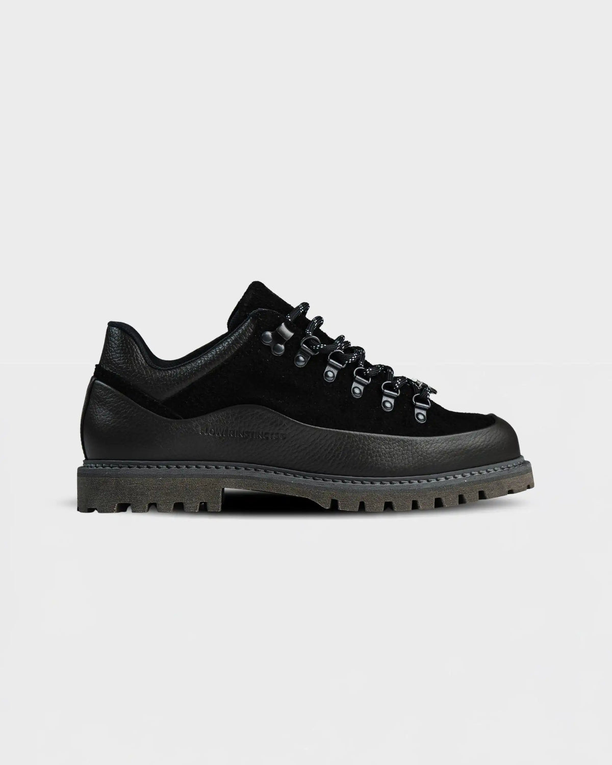Flower Instincts BOOTED GOAT HEALY GREY & BLACK  – Italian Leather & Suede – Handcrafted in Portugal