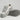 Flower Instincts BOOTED GOAT HEALY GREY & WHITE  – Italian Leather & Suede – Handcrafted in Portugal