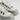 Flower Instincts BOOTED GOAT HEALY GREY & WHITE  – Italian Leather & Suede – Handcrafted in Portugal