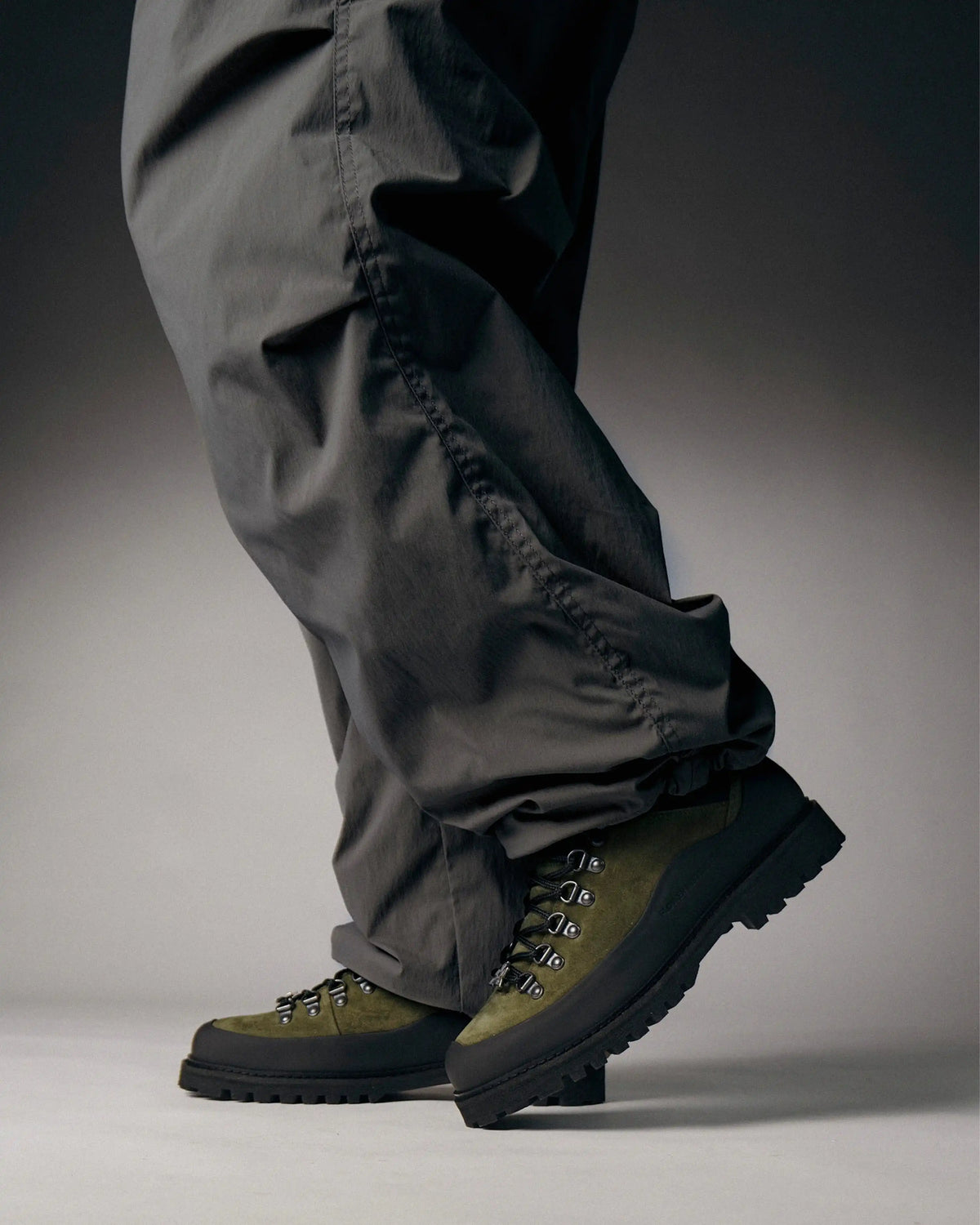 Flower Instincts BOOTED GOAT KHAKI  – Italian Leather & Suede – Handcrafted in Portugal