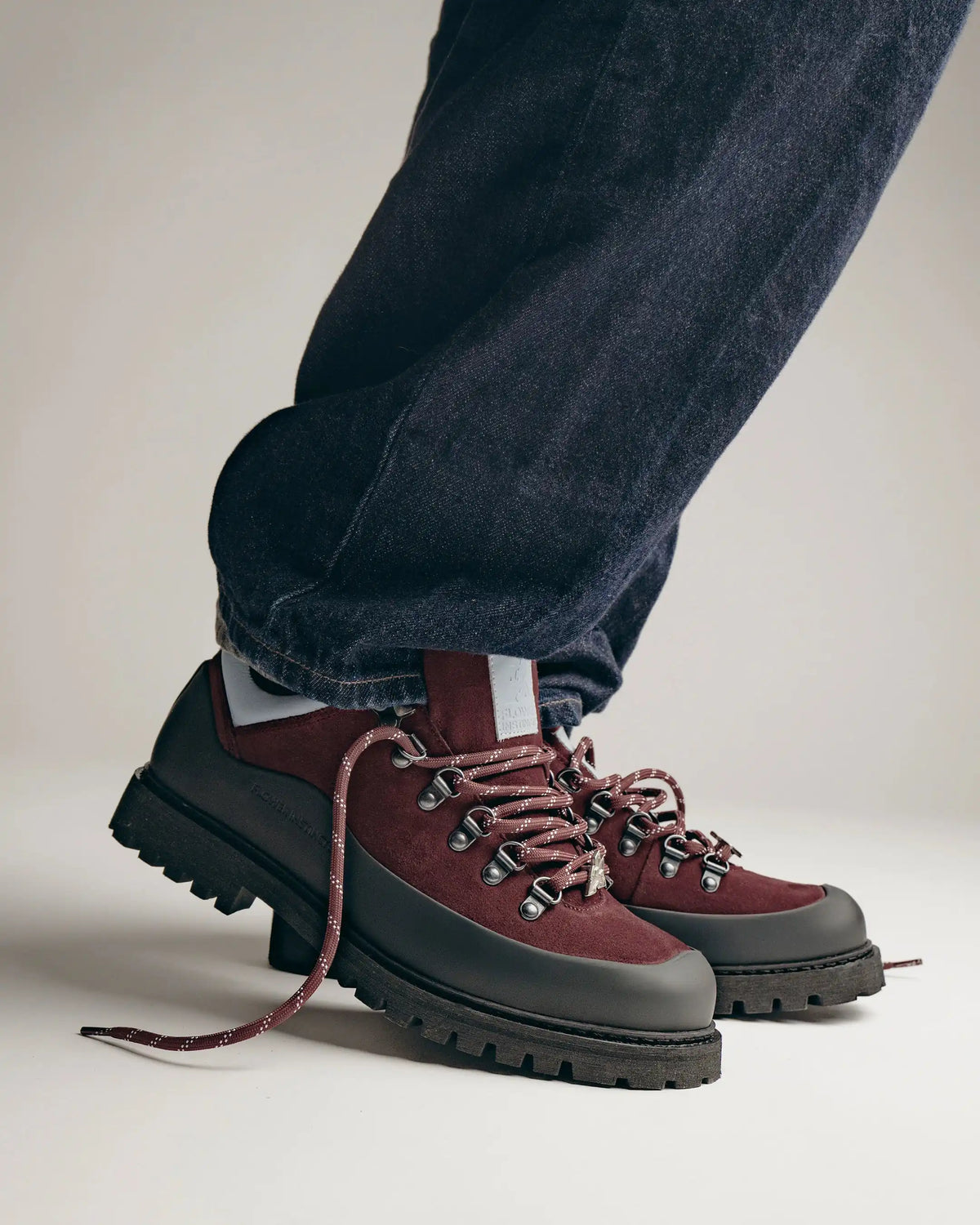 Flower Instincts BOOTED GOAT RED RUSH  – Italian Leather & Suede – Handcrafted in Portugal