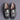 Flower Instincts BOOTED MULE GOD GREY  – Italian Leather & Suede – Handcrafted in Portugal