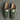 Flower Instincts BOOTED MULE SAGE GREEN  – Italian Leather & Suede – Handcrafted in Portugal