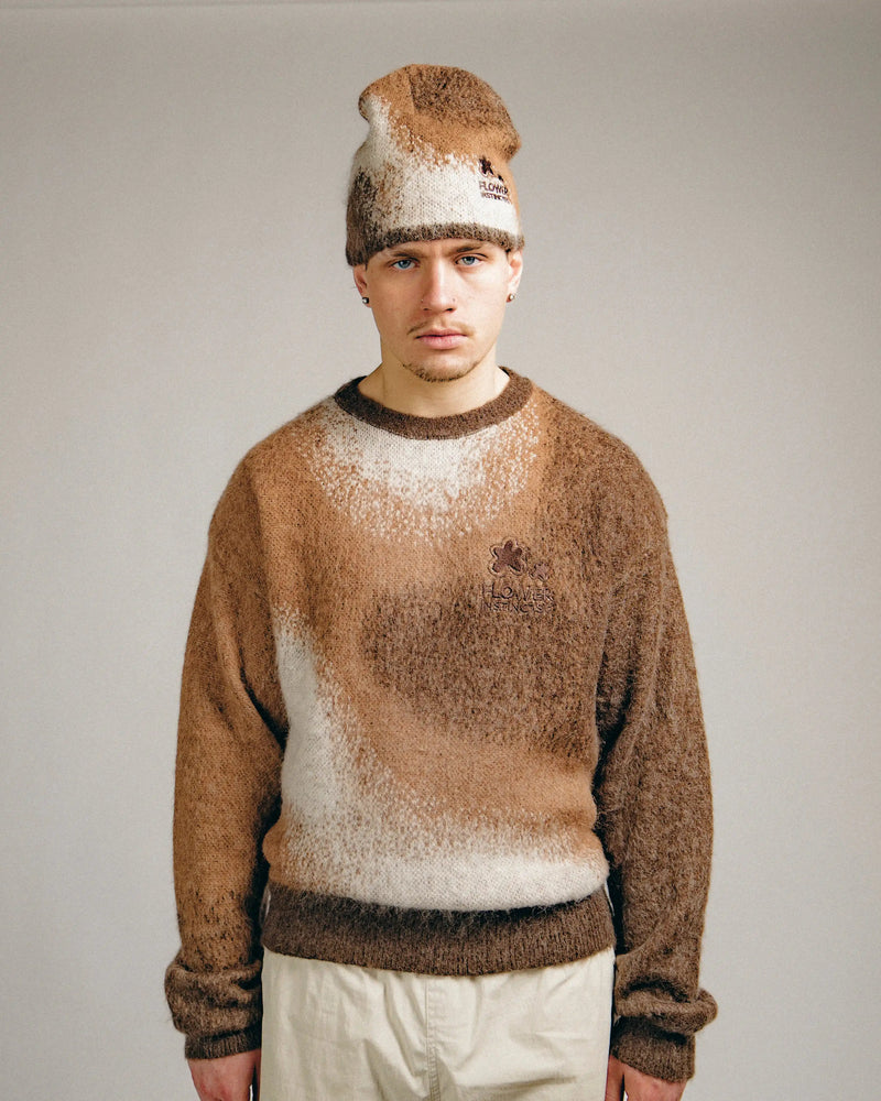 PULL MOHAIR MARRON 