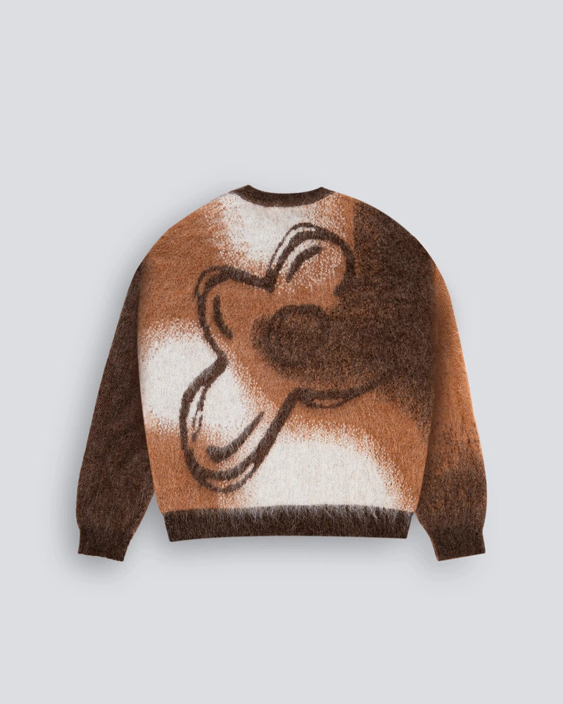 PULL MOHAIR MARRON 