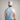 Flower Instincts CREWNECK MOHAIR PINK & BLUE  – Italian Leather & Suede – Handcrafted in Portugal