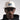 Flower Instincts HAT FLOWER GTR BLACK  – Italian Leather & Suede – Handcrafted in Portugal