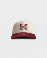 HAT FLOWER GTR RED BORDEAUX