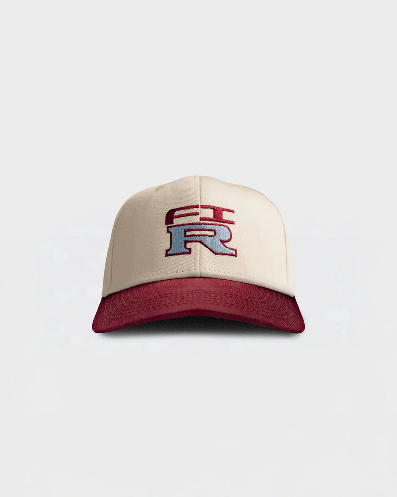 HAT FLOWER GTR RED BORDEAUX