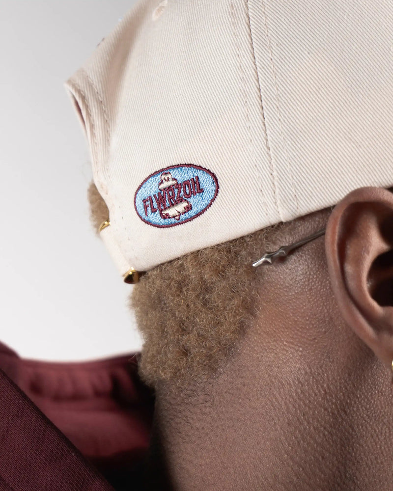 HAT FLOWER GTR RED BORDEAUX