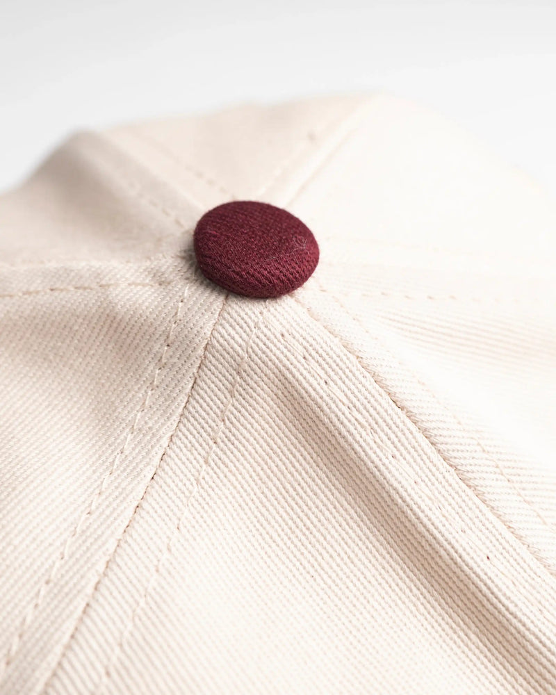HAT FLOWER GTR RED BORDEAUX