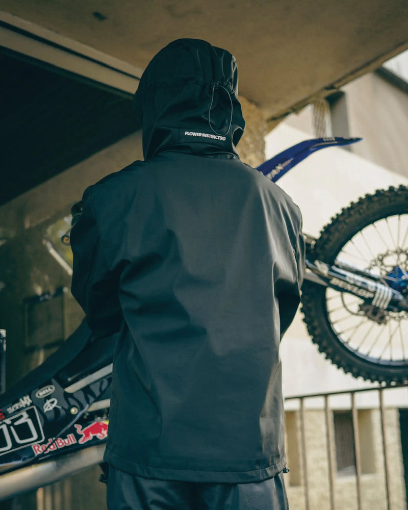 VESTE IMPERMÉABLE BLACK ASH