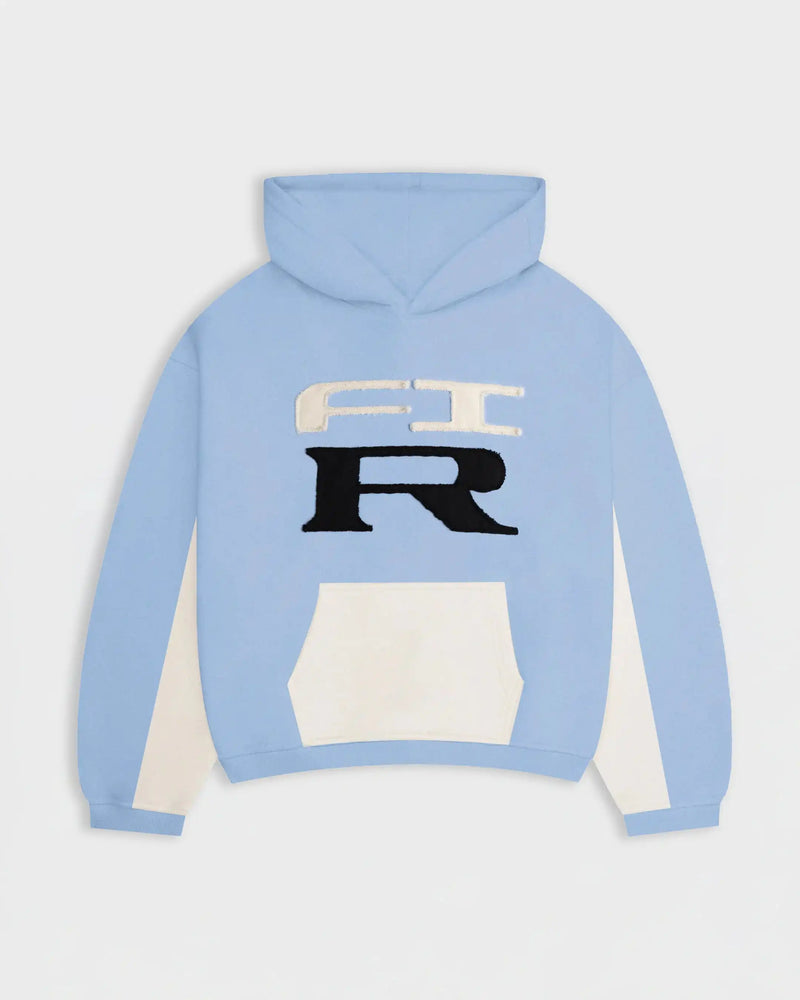 HOODIE FLOWER GTR BLEU