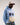 Flower Instincts HOODIE FLOWER GTR HEAVY BABY BLUE  – Italian Leather & Suede – Handcrafted in Portugal