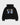 Flower Instincts HOODIE FLOWER GTR HEAVY BLACK  – Italian Leather & Suede – Handcrafted in Portugal