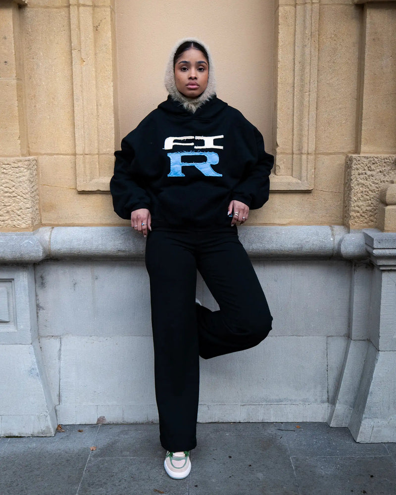 HOODIE FLOWER GTR NOIR