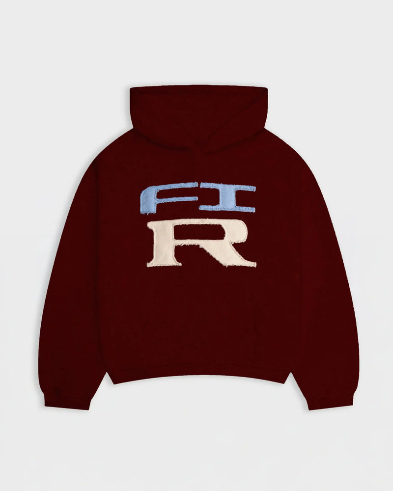 HOODIE FLOWER GTR BORDEAUX
