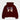 Flower Instincts HOODIE FLOWER GTR HEAVY RED BORDEAUX  – Italian Leather & Suede – Handcrafted in Portugal