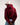 Flower Instincts HOODIE FLOWER GTR HEAVY RED BORDEAUX  – Italian Leather & Suede – Handcrafted in Portugal