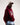 Flower Instincts HOODIE FLOWER GTR HEAVY RED BORDEAUX  – Italian Leather & Suede – Handcrafted in Portugal