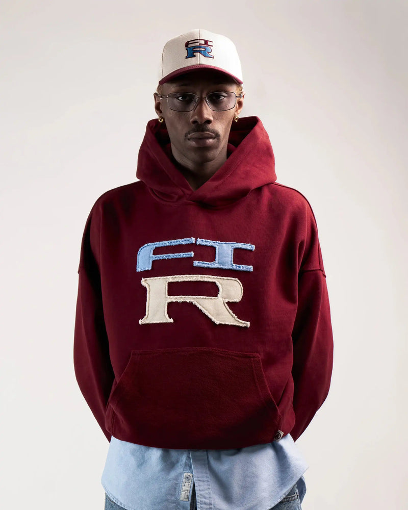 HOODIE FLOWER GTR BORDEAUX