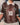 Flower Instincts JERSEY JOGA BROWN PINK  – Italian Leather & Suede – Handcrafted in Portugal