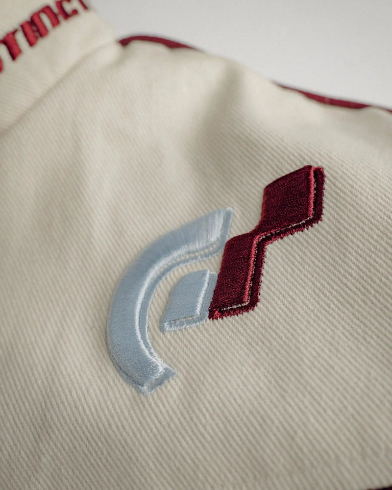 VESTE RACING FLOWER TURISMO BEIGE
