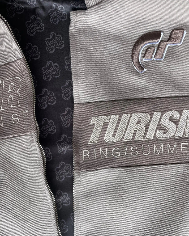 VESTE FLOWER TURISMO RACING GRISE