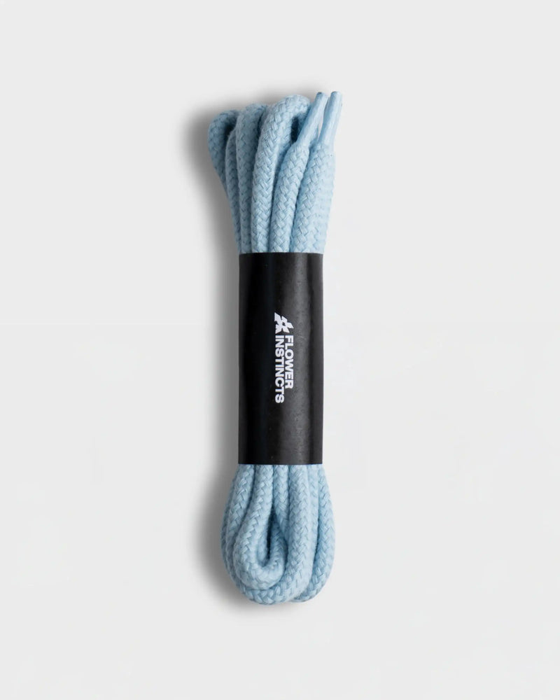 ROUND BRAIDED LACES BLEU