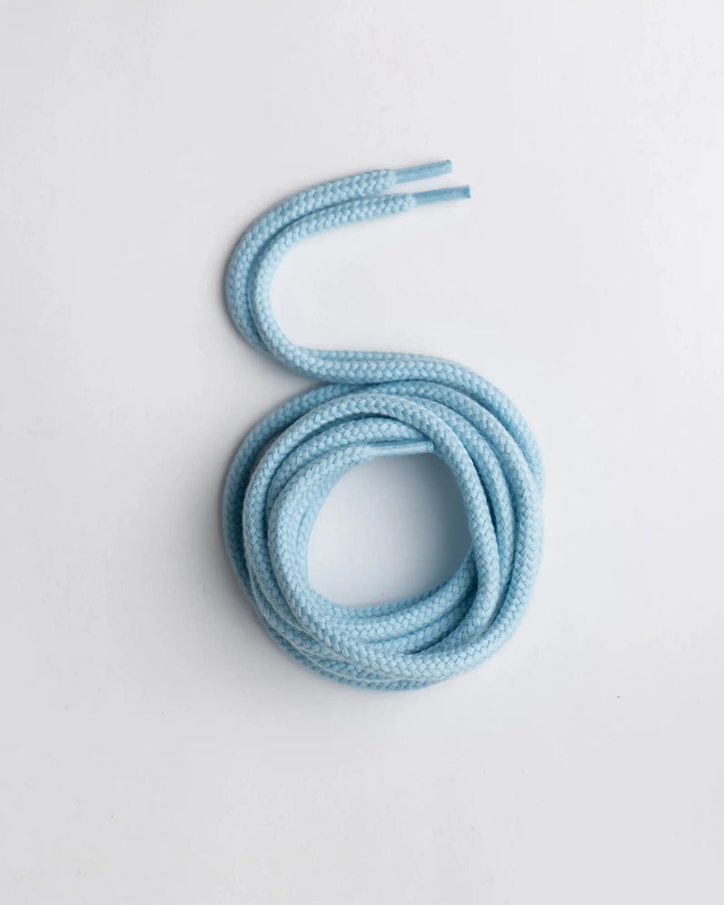 ROUND BRAIDED LACES BLEU