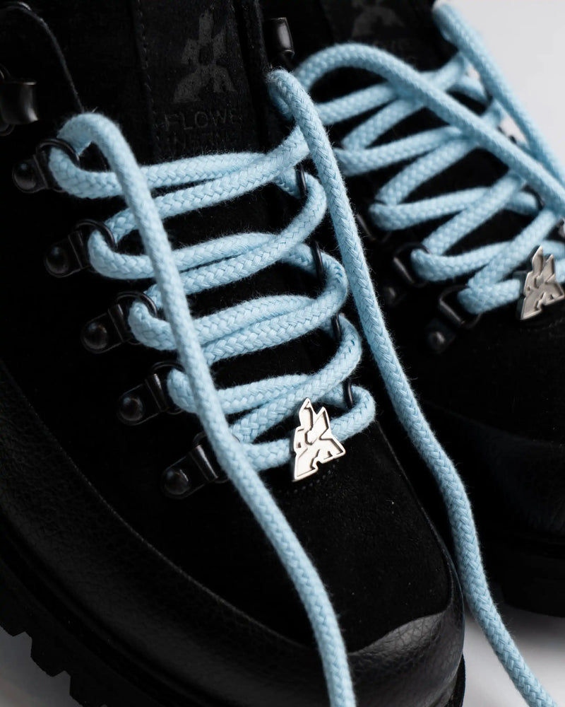 ROUND BRAIDED LACES BLEU